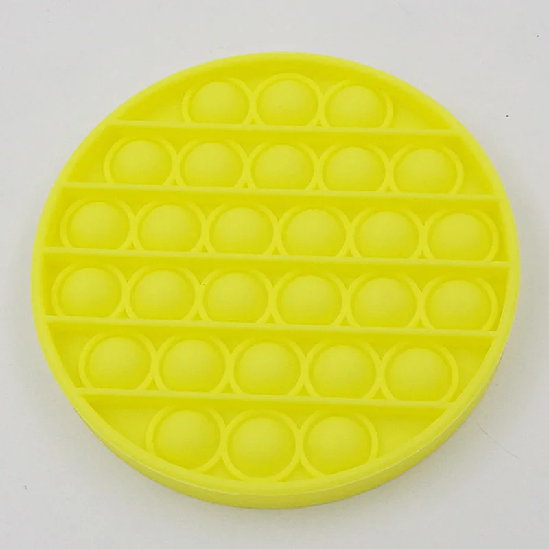 

Newest Push Bubble Decompression Toy Desktop Educational Toys Push Pop Bubble Fidget Sensory Toy Special Needs Stress Reliever
