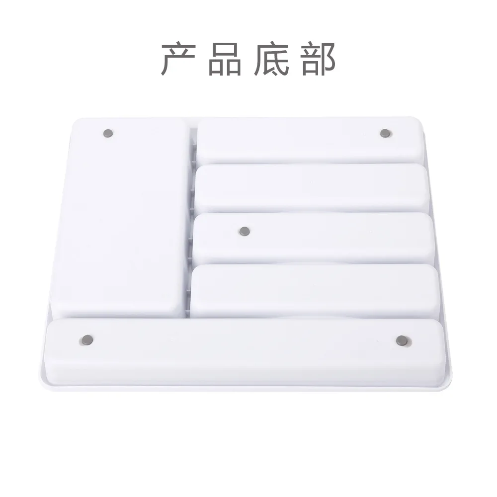 

Kitchen drawer cutlery tray cutlery storage box environmentally-friendly plastic cutlery tray storage box 6 compartments