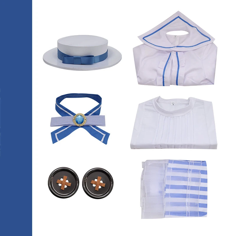 Комплект униформы Qionglou для ролевых игр комплект из топа юбки пальто шапки