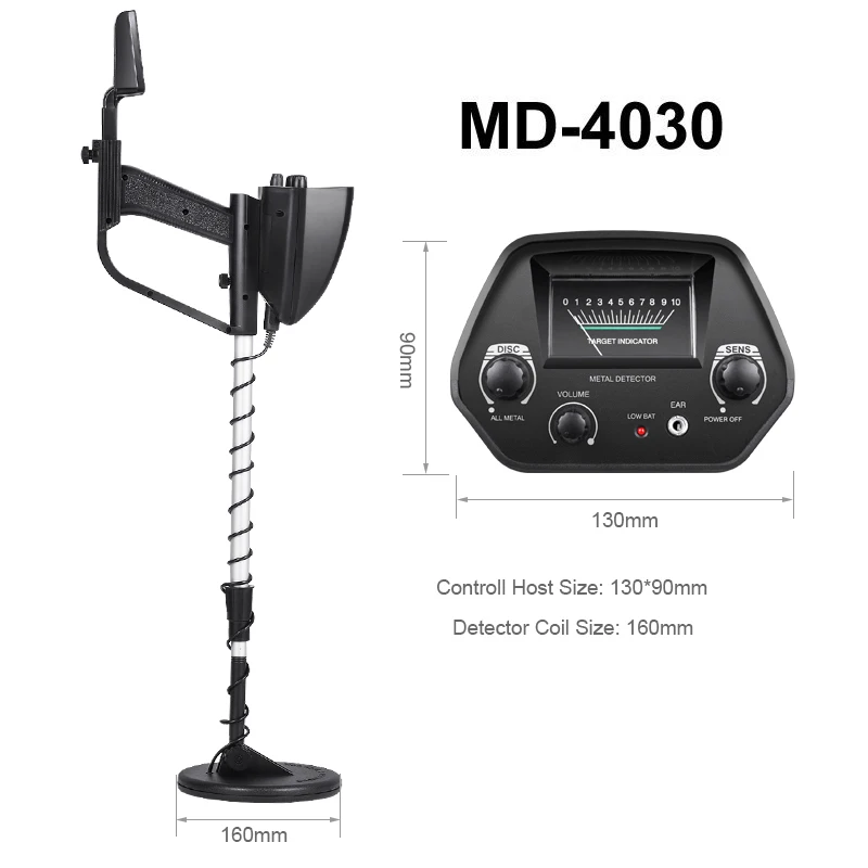 Металлоискатель MD4030 подземные металлодетекторы с регулируемой длиной и для
