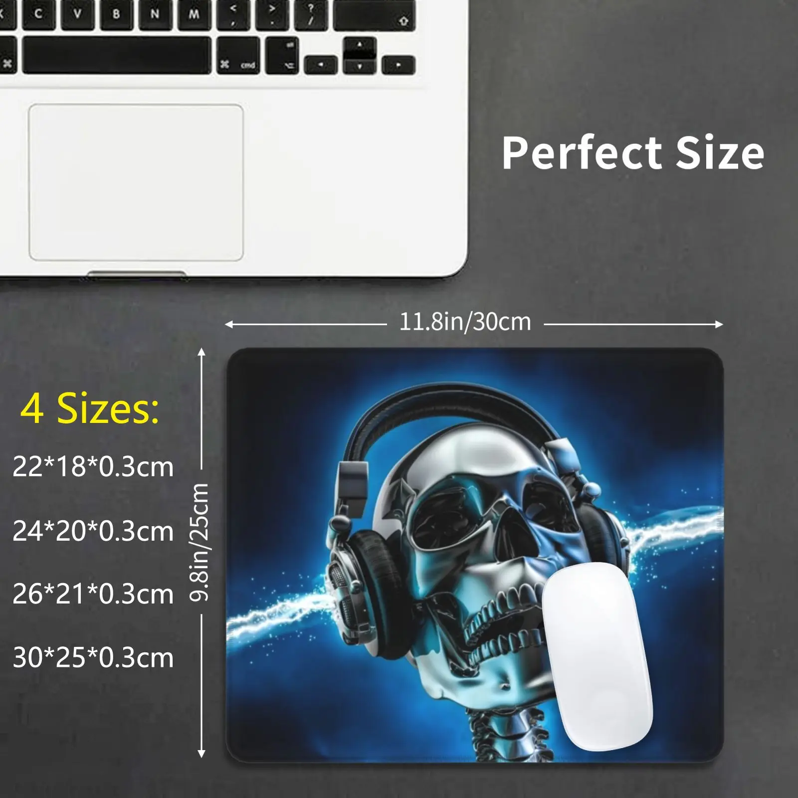 Музыкальный коврик для мыши Soul с принтом сделай сам наушники музыки диско Рок Поп