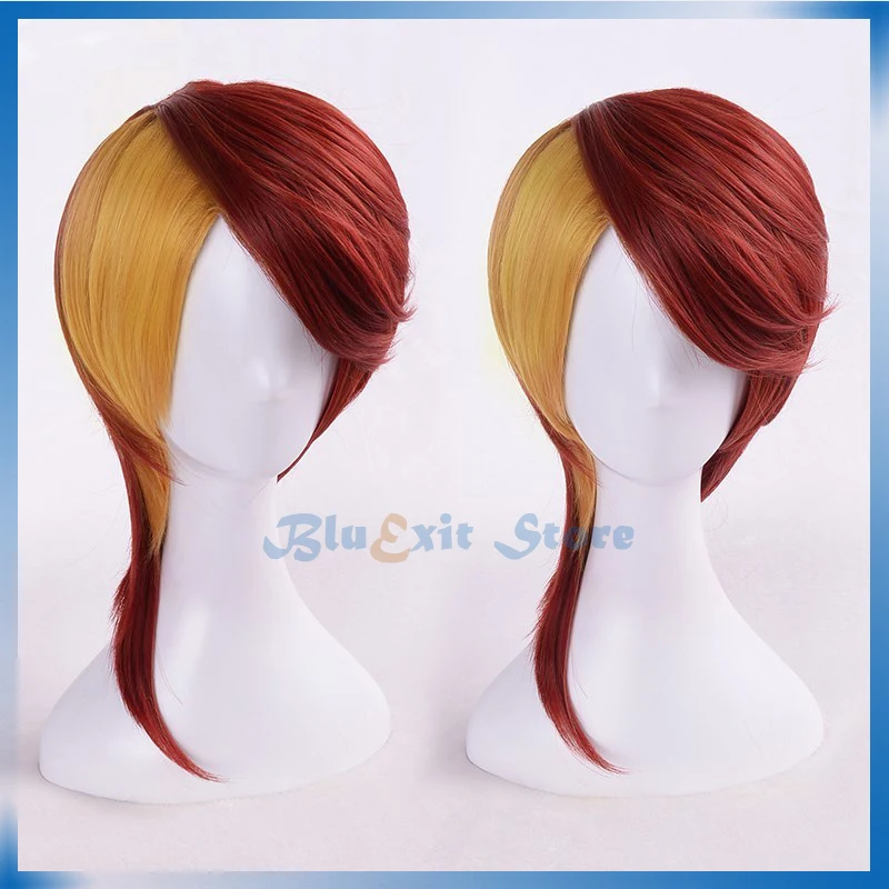 Парик для косплея Houseki no Kuni рутил парик смешанных цветов термостойкий