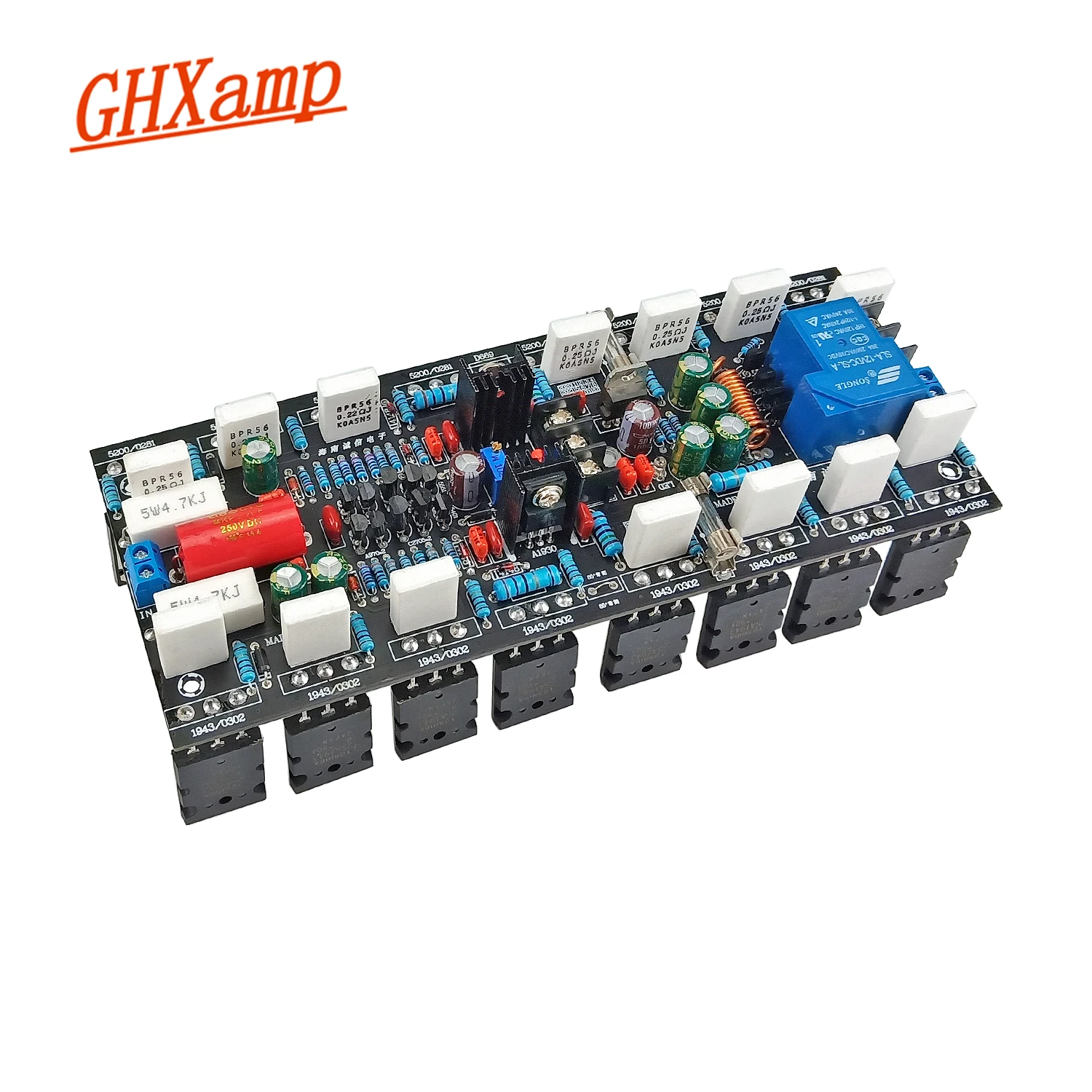 GHXAMP 800 Вт моно усилитель мощности плата усилители звука транзистор a33/c5200 с