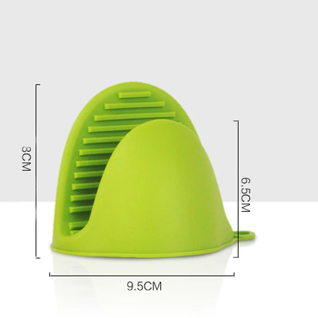 

1pc Thicken Silicone Baking Oven Mitts Microwave Oven Glove Insulation Non Stick Anti-slip Grips Bowl Pot Clips Kitchen Gadgets