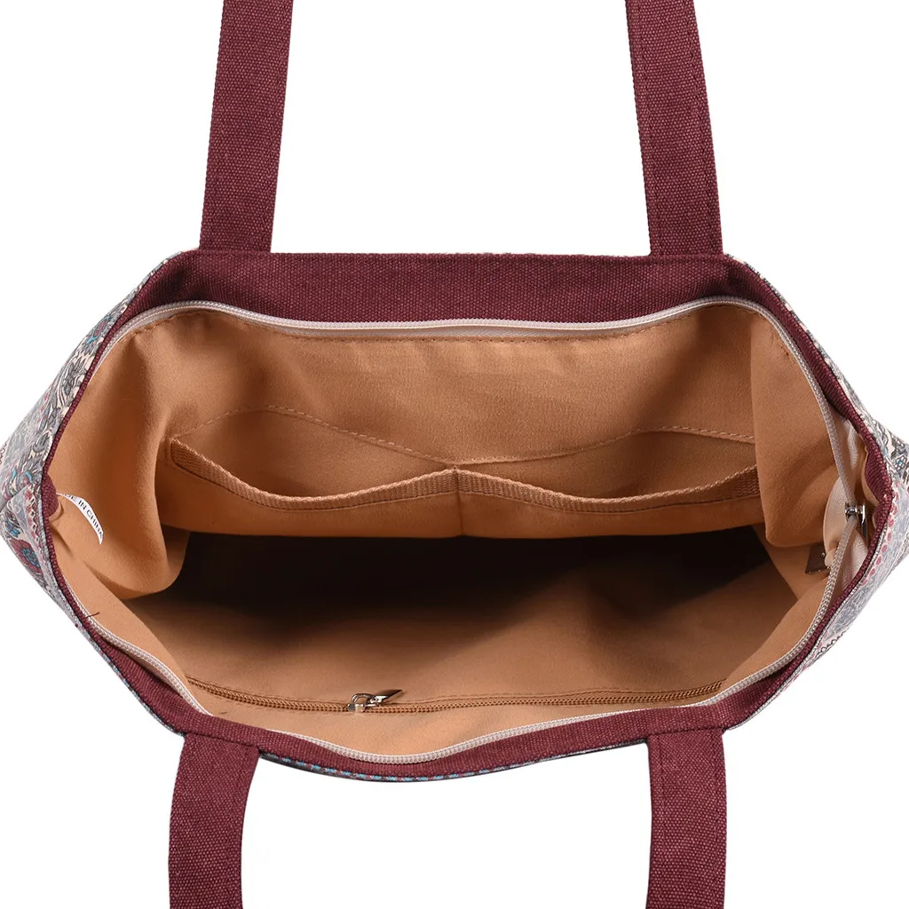 

Women Large Capacity Tote Canvas Shoulder Bags Shopping Bag Beach Bags Casual Tote Striped Floral Handbag Feminina Bolsa #T