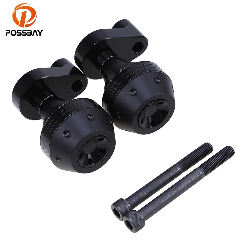 POSSBAY Falling Protect Aluminum Motorcycle Frame Sliders Anti-Crash Pad Fit For Yamaha R6 2006-2007 MTB Scooter Accessories