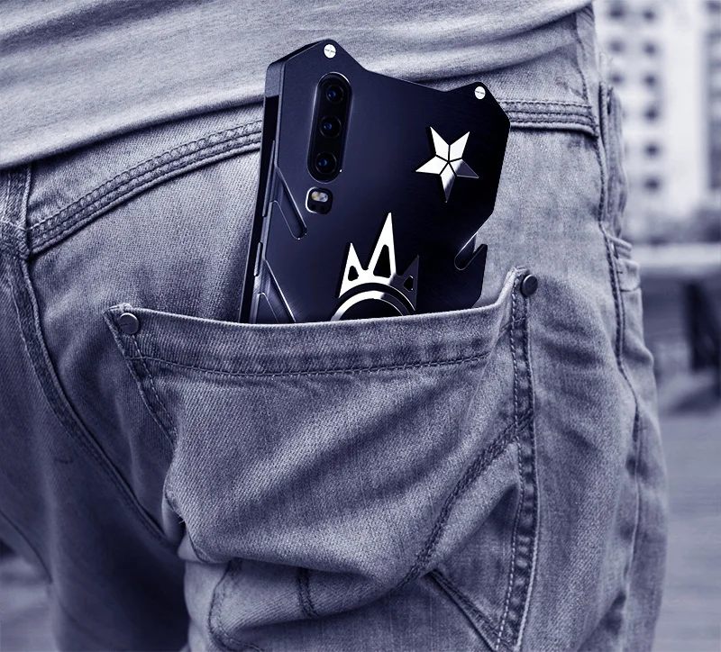 

Zimon Armor Ii Aviation Metal Case For Huawei P30/p30 Pro Bumper Powerful Case Shockproof Aluminum Bumper Back Cover Case