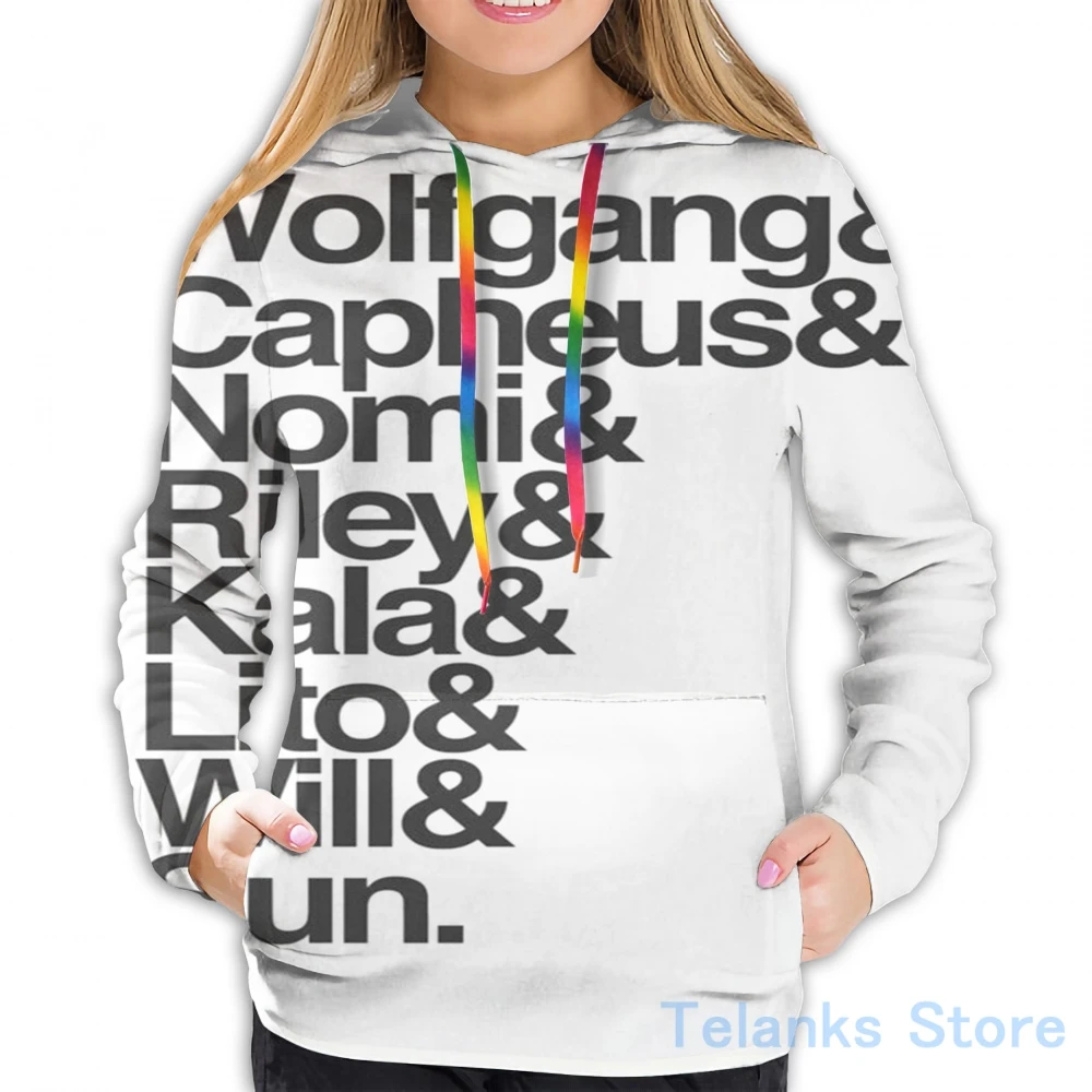 Женская Повседневная Толстовка с капюшоном и принтом | Мужская одежда