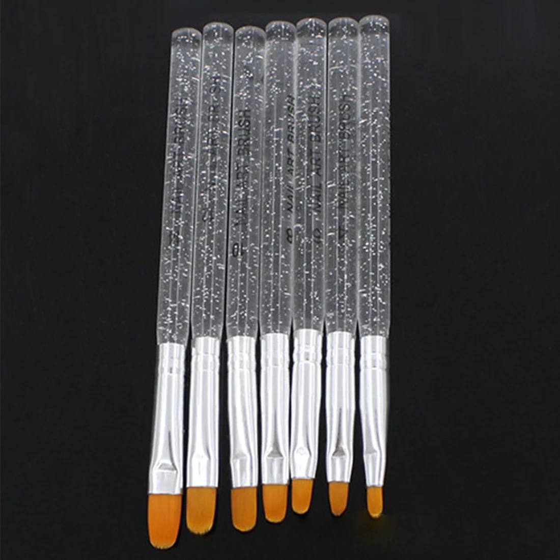 

7Pcs Professional Nail Art Brush Manicure UV Gel Nail Art Brush Pen Acrylic Nail Tips Painting Drawing Carving Pen