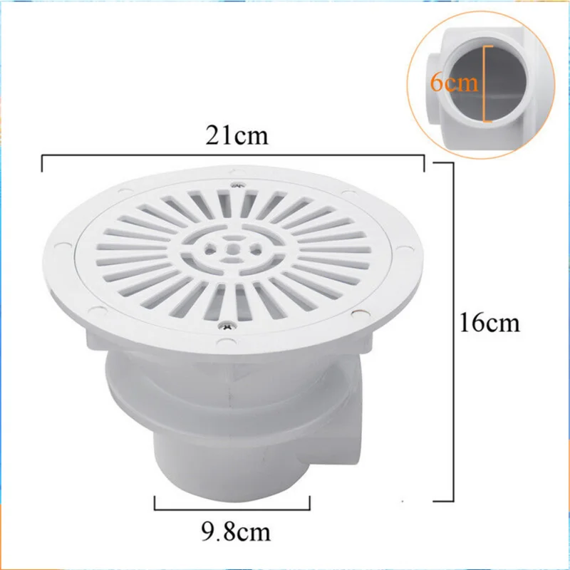 

Swimming Pool Main Drain Port Spa Aquarium Replacement Swimming Pool Pond Drainage Port Mesh Strainer Water Outlet Accessories