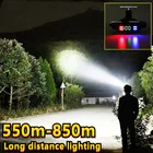 Светодиодный налобный фонарь высокой мощности, 800 000 лм