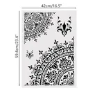 Трафарет Мандала для декора стен, размер A2, сделай сам, домашний, декоративный