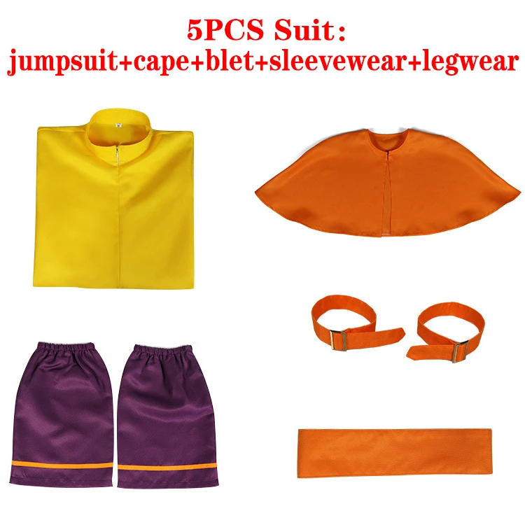 

Movie Avatar Cosplay Costume Aang Cosplay Costume Halloween Costume Full set jumpsuit+belt+cape+sleeve/leg wear For Boys/Male