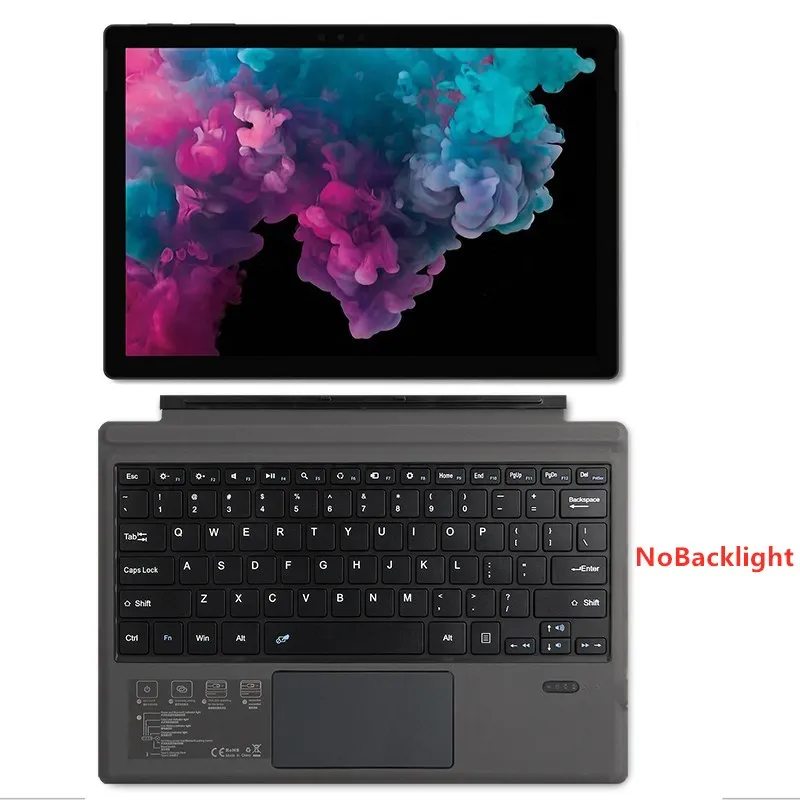 Bluetooth-клавиатура для Microsoft Surface Pro 7 6 5 4 3 Tablet беспроводная клавиатура Pro7 Pro6 Pro5 12
