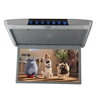 17 3 inch ips car ceiling flip down roof mount monitor android 8 1 4k 1080p hd video wifihdmiusbsdfmbluetoothspeaker