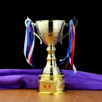 2079 new style metal trophy sports trophy awards ceremony gold plated souvenir crt cup for sport tournaments trofeu futebol