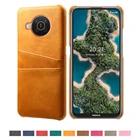 Чехол-книжка из искусственной кожи в стиле ретро для Nokia X10, X20, чехол-бумажник с отделениями для карт, чехол для телефона Nokia X 20, 10, 6,67 дюйма, 2021