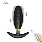 Анальный вибратор, Анальная пробка, массажер простаты, беспроводной пульт дистанционного управления, интимные товары для взрослых, эротические секс-игрушки для мужчин, геев