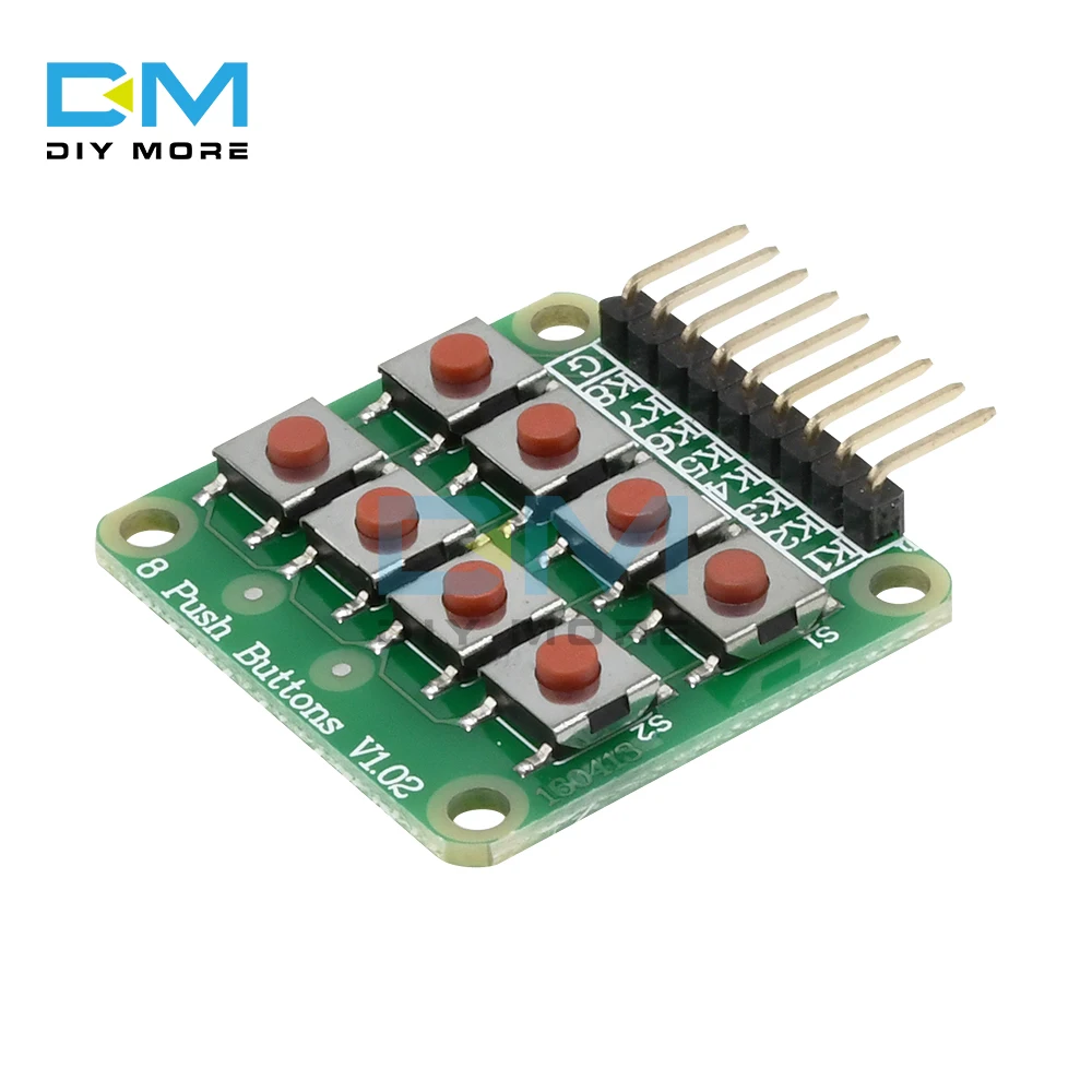 2x4 клавиатуры 4x2 8 кнопочных кнопок V1.00 кнопочная Матрица Кнопка для Arduino AVR PIC 2*4