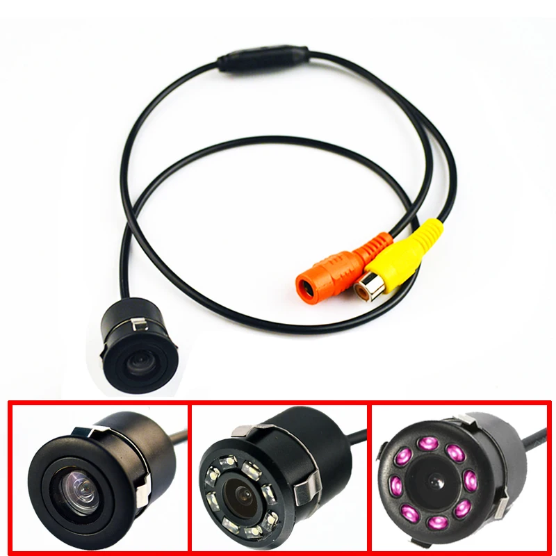 Автомобильная камера заднего вида Hippcron водонепроницаемая с 8 светодиодный