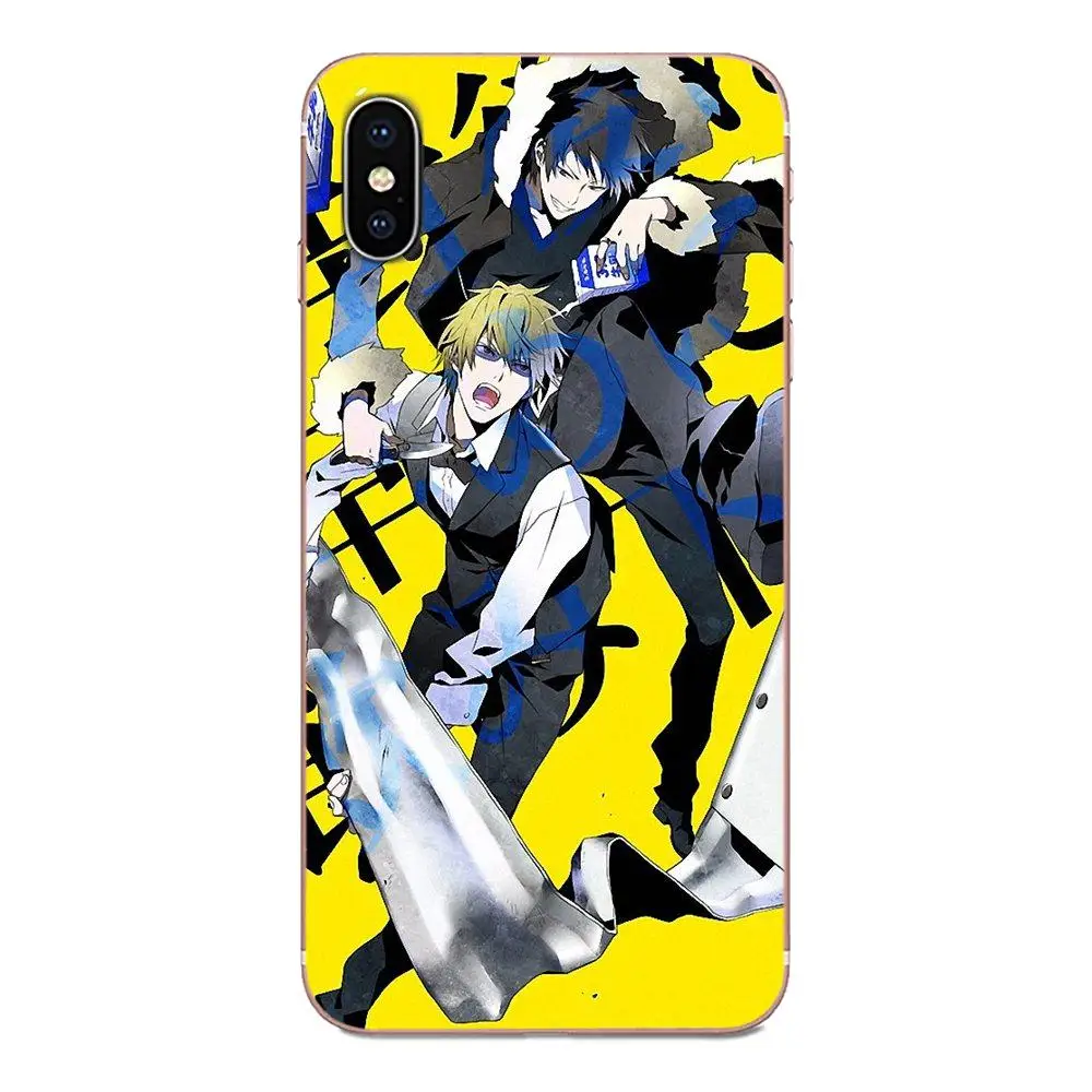 ТПУ для Samsung Galaxy Note 8 9 10 Pro S4 S5 S6 S7 S8 S9 S10 S11 S11E S20 Edge Plus Ultra Anime Durarara|Бамперы| |