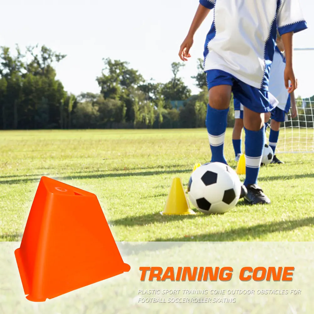 

Football Soccer Training Cone Roller Skating Sport Triangle Cylinder Obstacles for Easy Safety Exercise Accessories