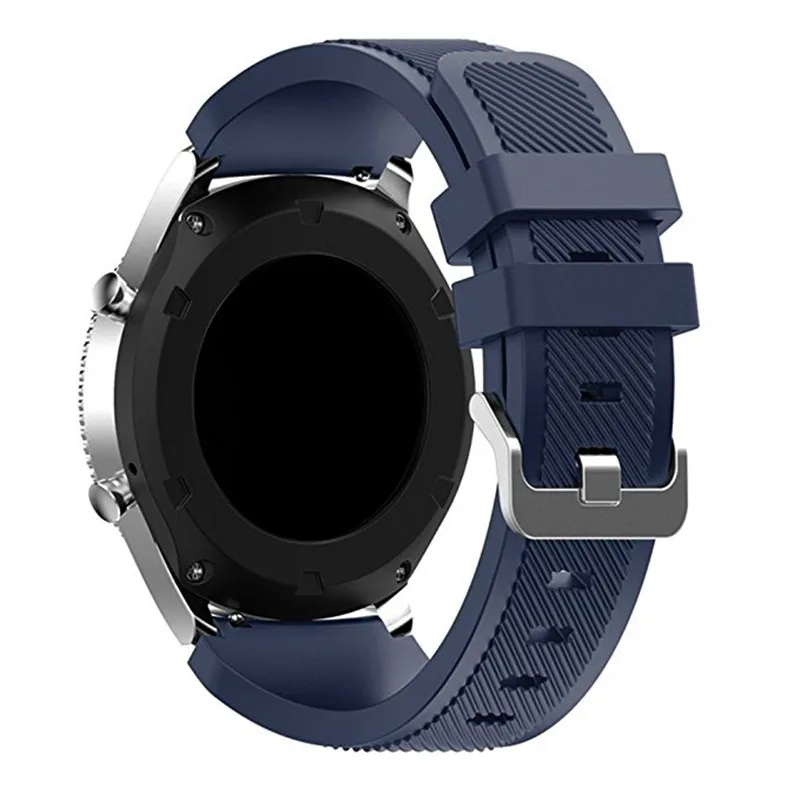 Ремешок 22 мм для samsung gear S3 Frontier/Classic/Galaxy Watch 46 мм/huawei Watch GT 46 мм/Ticwatch pro/S2/E2 силиконовый спортивный ремешок