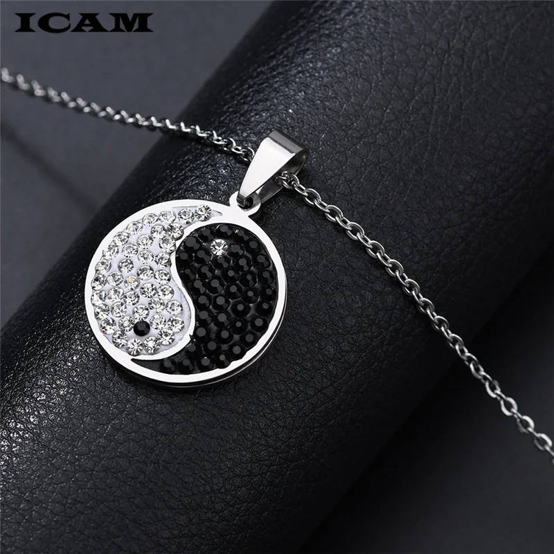 ICAM Инь Ян подарок модный мужской лучший друг женщины унисекс пары ювелирных