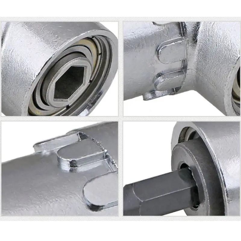 2PCS Правый Угол дрель 105 градусов многофункциональный правый угол драйвер с 1/4