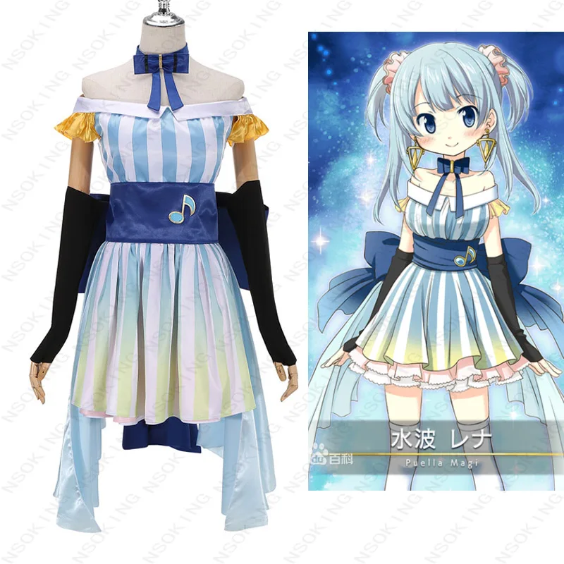 Аниме Магия запись: Puella Magi Madoka Magica боковая история Minami Rena косплей костюм женское
