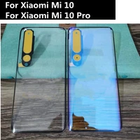 for xiaomi mi 10 mi10 back battery cover 3d glass housing cover back case for xiaomi mi 10 mi10 pro 5g battery back cover