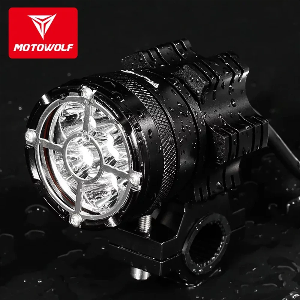 6/9 бусин светодиодные фары мотоцикла все алюминиевые корпуса лампы Мощная