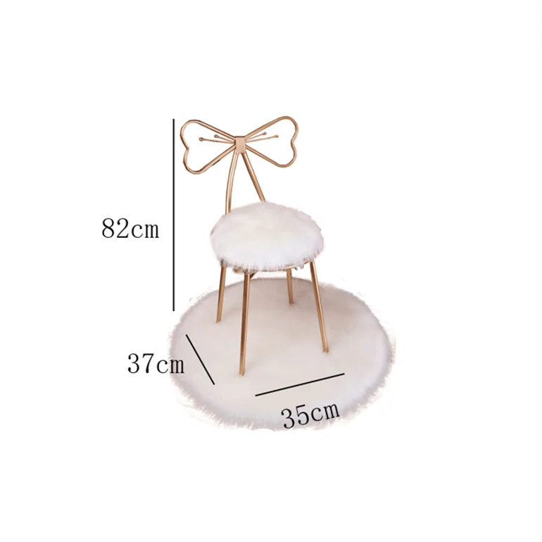 

Nordic Dining Chair Backrest Makeup Chair Barstools with Seat Cushion Salon Spa Cafe Kitchen Dressing Chair Dresser Chair