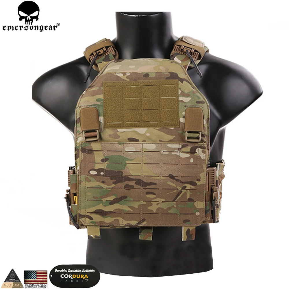

EMERSONGEAR LVAC ASSAULT Plate Carrier W ROC Quick Released Vest Molle Body Armor Swat Harness Airsoft Army Military Gear EM7404