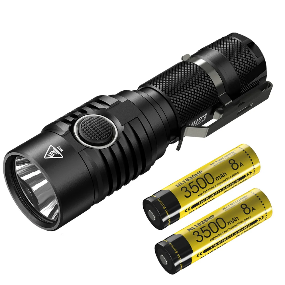 NITECORE MH23 наружный фонарик для занятий спортом USB Перезаряжаемый XHP35 HD светодиодный