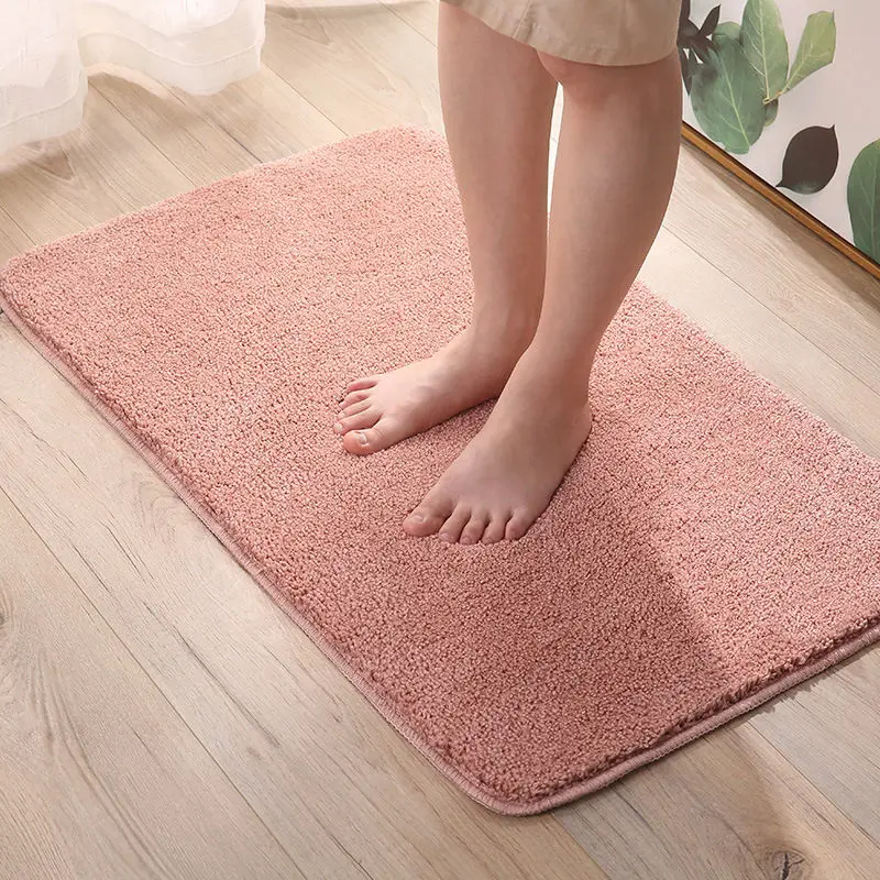 

Modern Bath Mat Anti-slip Area Rugs Living Room Bedroom Super Absorbent Shower Bathroom Carpet Washable Doormat Toilet Foot Pad