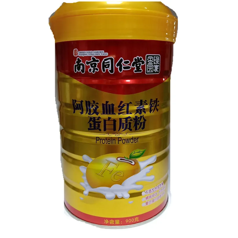 

Protein Powder Donkey-hide Gelatin Hemin Iron Home Nanjing Tongrentang Green Gold 24 Months Hurbolism Cfda