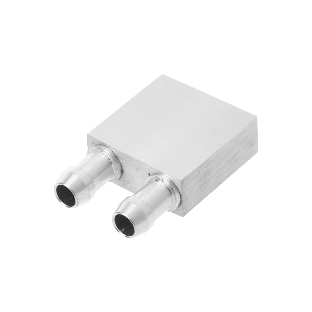 Алюминиевый блок водяного охлаждения 30*30 мм для системы жидкой воды серебряное
