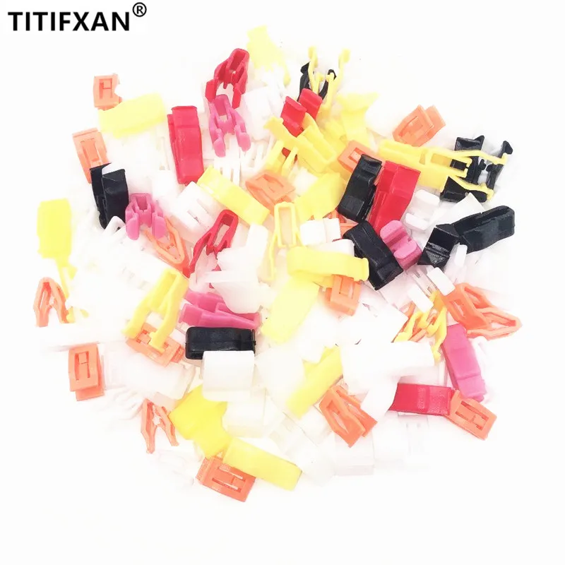 50 шт. пластиковый крепеж для центральной консоли автомобиля Toyota Mazda Nissan Honda Ford Buick