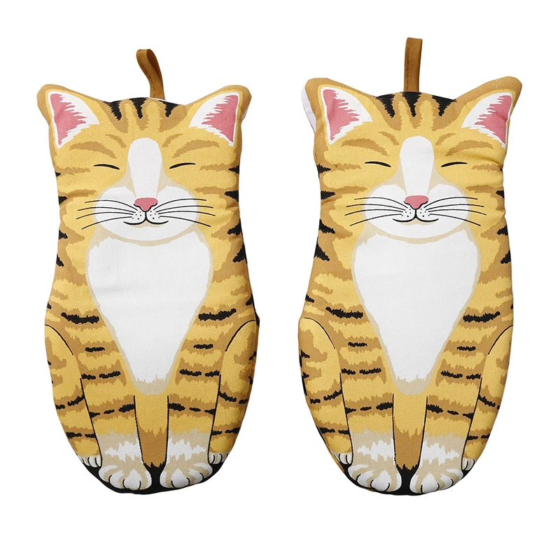 

Creative Cat Claw Gloves Anti-Scald Cotton Glove Perfect For Microwave Oven And Baking Insulated Oven Gloves Household Accessory