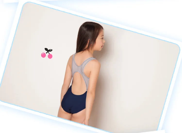 Детский купальный костюм для девочек детский цельный купальник Спортивный |