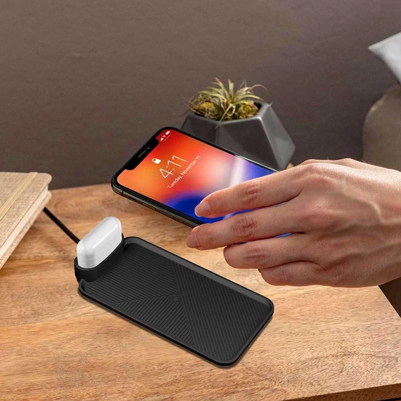 

10W Qi Wireless Charger for Tesla BMW- Benz for Charging Dock Station Car Center Console Charger Pad