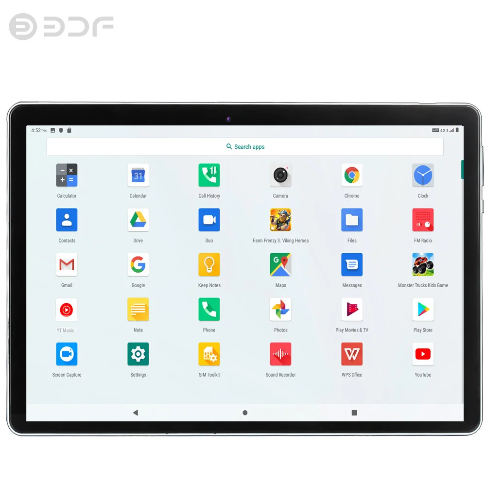 Планшет на Android 2021 экран 10 1 дюйма 3G 4G LTE поддержка двух SIM-карт GPS Wi-Fi Bluetooth Google Play |