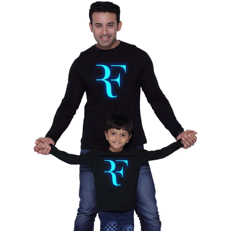 LYTLM/светящиеся одинаковые комплекты одежды для мамы и дочки зимние топы