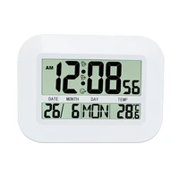 digital alarm clock large lcd display snooze countdown backlight electronic desk time thermometer table watch clock desk clocks