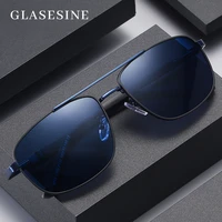 2021 glasesine polarized for men sunglasses metal frame sunglasses sunshade anti uv400 mirror decorative glasses gafas de sol