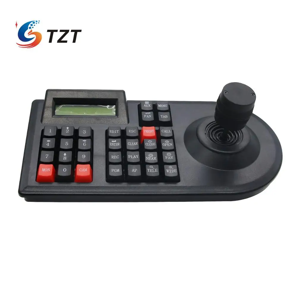 Контроллер клавиатуры TZT 3D PTZ CCTV джойстик для RS485 скоростная купольная камера