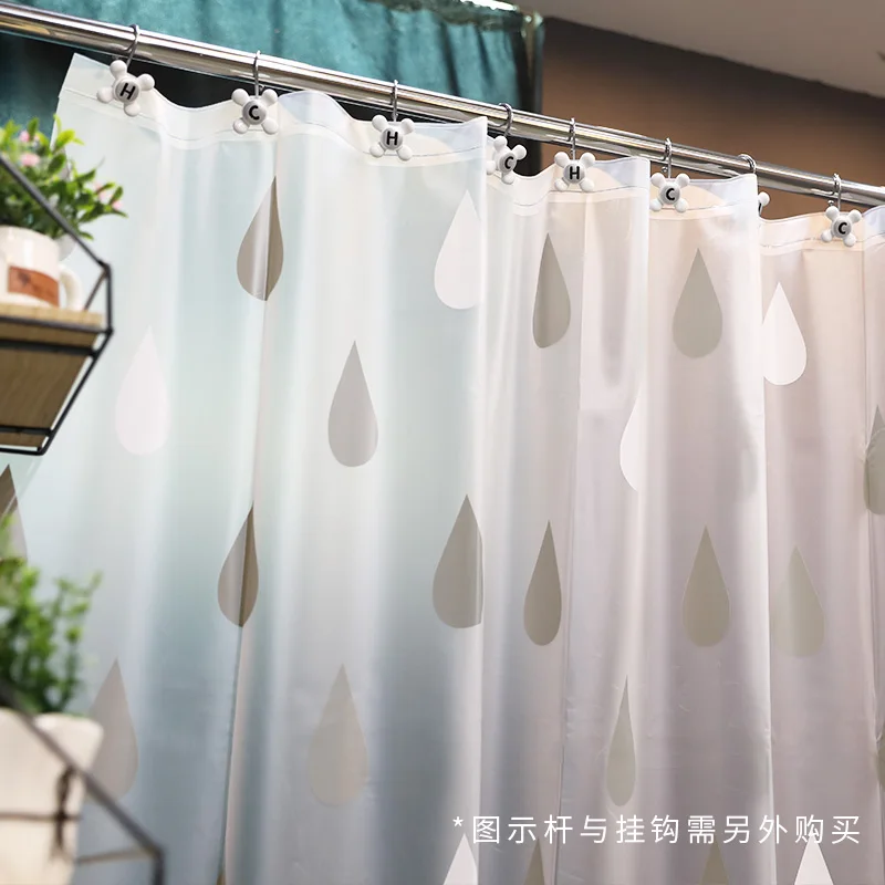 Отдельная Водонепроницаемая душевая занавеска прозрачная для душа в эстетике