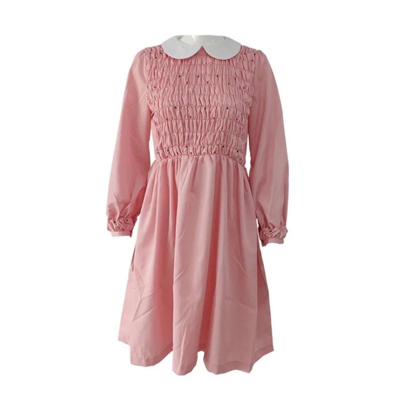 Костюм для косплея из фильма Stranger Things 11 милое розовое платье Милли Бони