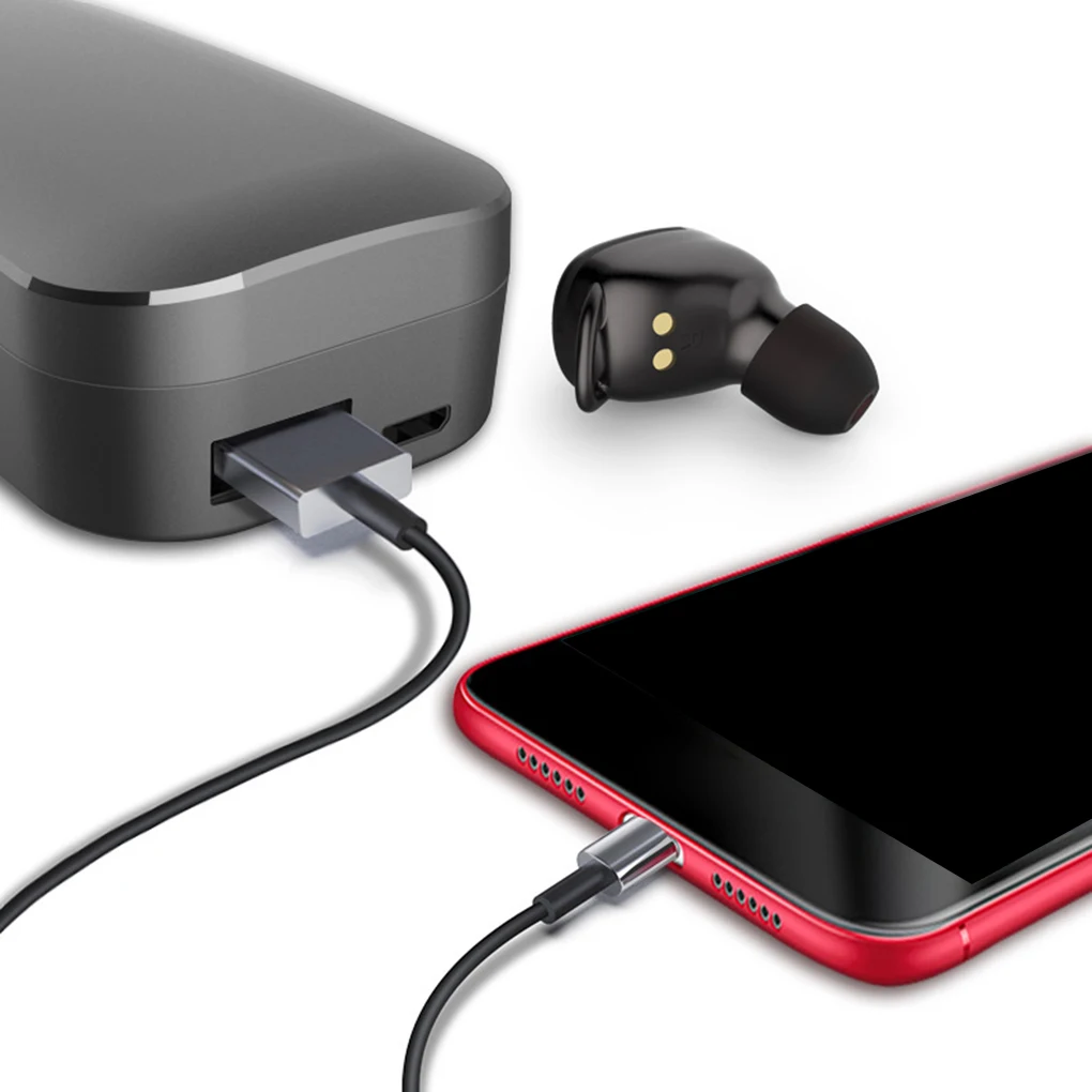 

Mini Bluetooth5.0 Earphone in Ear Wireless Earphone Portable Charging Box Earpiece Build-in Mic